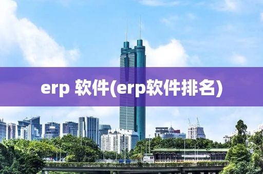 erp 软件(erp软件排名)