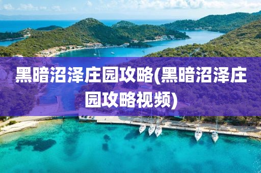 黑暗沼泽庄园攻略(黑暗沼泽庄园攻略视频)