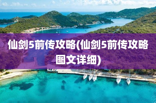 仙剑5前传攻略(仙剑5前传攻略图文详细)