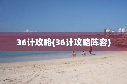 36计攻略(36计攻略阵容)