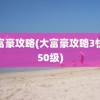 大富豪攻略(大富豪攻略3快速50级)