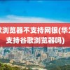 谷歌浏览器不支持网银(华为不支持谷歌浏览器吗)